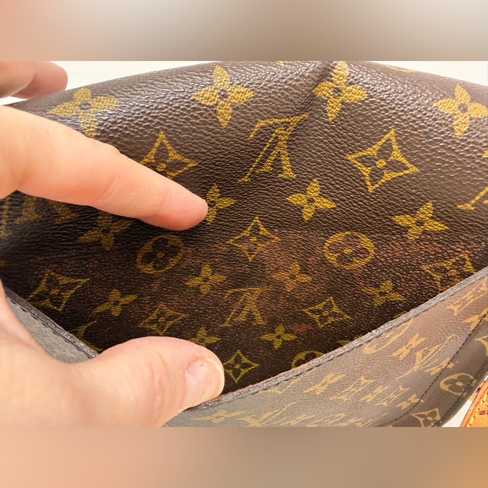 Louis Vuitton Saint Cloud GM Monogram Crossbody Bag Vintage 1989 Authentic LV - Picture 12 of 16